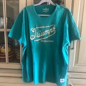 Lucky Brand Triumph Motorcycle T-shirt XXL